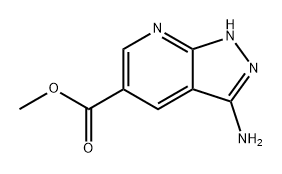 1H-Pyrazolo[3,4-b]pyridine-5-carboxylic acid, 3-amino-, methyl ester Structure