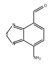 2,1,3-Benzothiadiazole-4-carboxaldehyde, 7-amino- Struktur