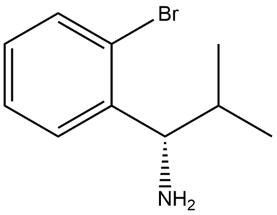 (S)-1-(2-bromophenyl)-2-methylpropan-1-amine Structure