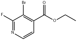 3-Bromo-2-fluoro-isonicotinic acid ethyl ester Struktur