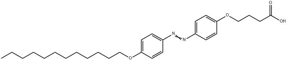 4-(3-Carboxytrimethyleneoxy)-4''-(dodecyloxy)-azobenzene Struktur