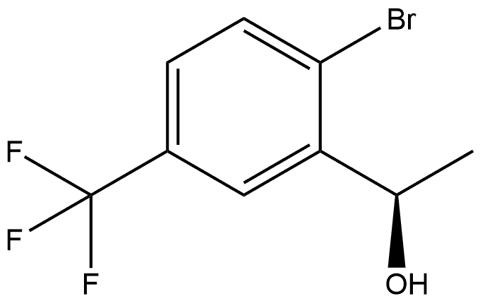Benzenemethanol, 2-bromo-α-methyl-5-(trifluoromethyl)-, (αR)-|(R) -1-(2-溴-5-(三氟甲基)苯基)乙醇-1-醇