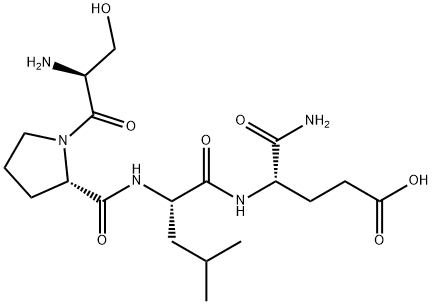 L-Seryl-L-prolyl-L-leucyl-L-glutamamide Struktur