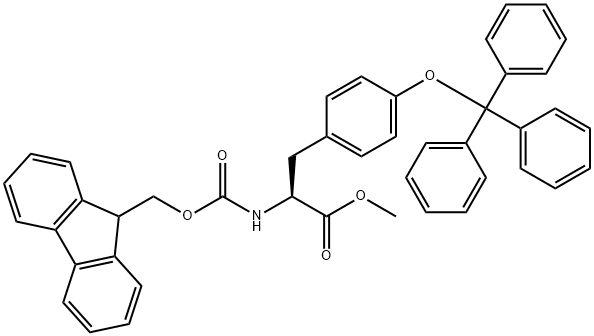 L-Tyrosine, N-[(9H-fluoren-9-ylmethoxy)carbonyl]-O-(triphenylmethyl)-, methyl ester