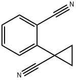 Benzonitrile, 2-(1-cyanocyclopropyl)- Struktur