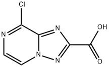 [1,2,4]Triazolo[1,5-a]pyrazine-2-carboxylic acid, 8-chloro- Struktur
