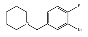 Piperidine, 1-[(3-bromo-4-fluorophenyl)methyl]-|1-(3-溴-4-氟芐基)哌啶