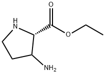 Proline, 3-amino-, ethyl ester Struktur
