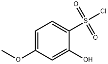 2-Hydroxy-4-methoxybenzenesulfonylchloride Struktur