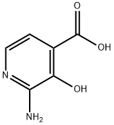 4-Pyridinecarboxylic acid, 2-amino-3-hydroxy- Structure