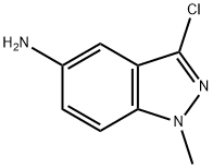 3-Chloro-1-methyl-1H-indazol-5-amine 結(jié)構(gòu)式