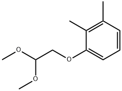 Benzene, 1-(2,2-dimethoxyethoxy)-2,3-dimethyl- Struktur