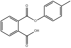 1,2-Benzenedicarboxylic acid, 1-(4-methylphenyl) ester Struktur