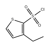 2-Thiophenesulfonyl chloride, 3-ethyl- Struktur