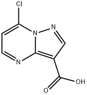 Pyrazolo[1,5-a]pyrimidine-3-carboxylic acid, 7-chloro- Struktur