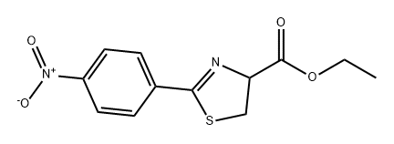 4-Thiazolecarboxylic acid, 4,5-dihydro-2-(4-nitrophenyl)-, ethyl ester