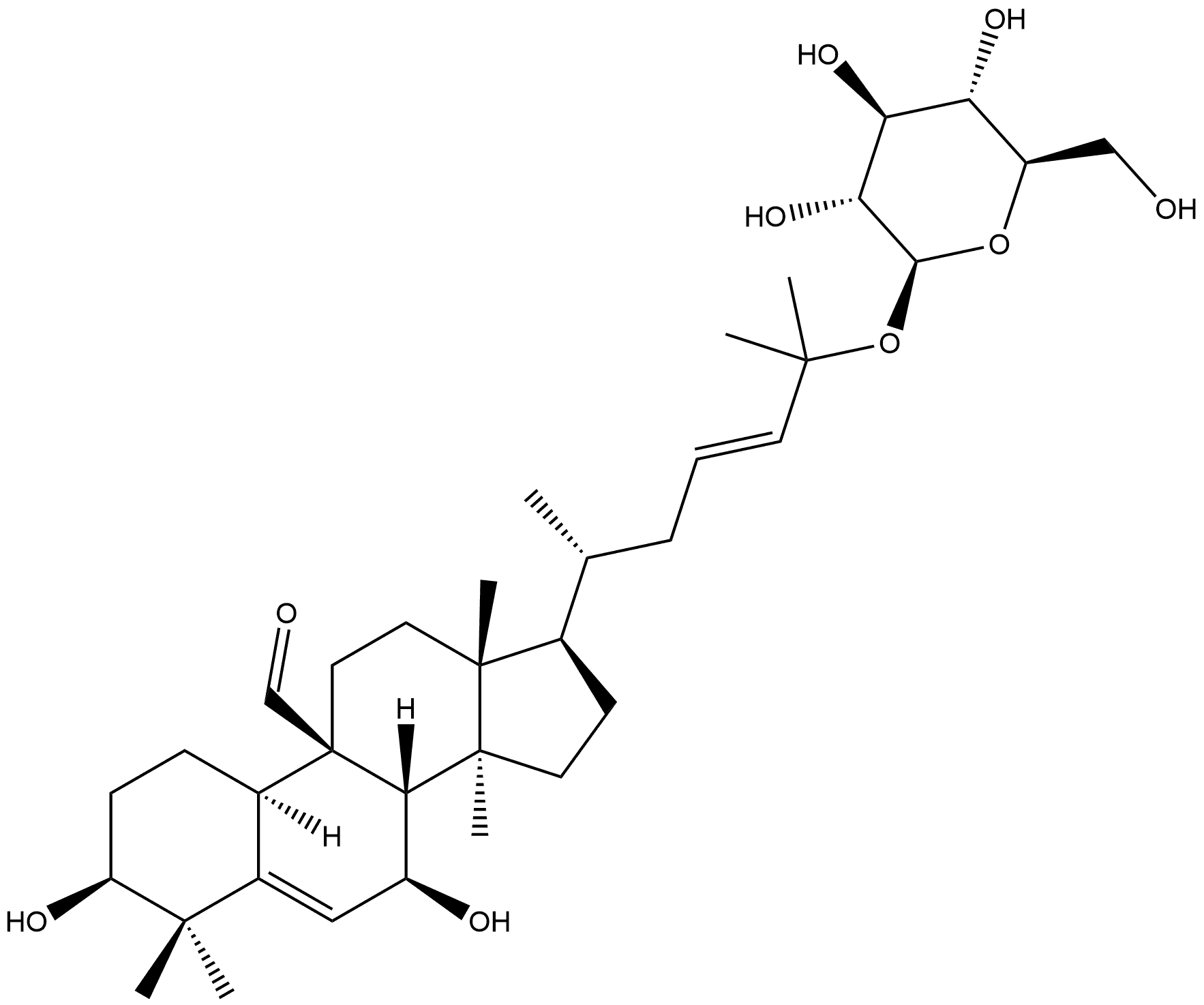 Momordicoside X Struktur