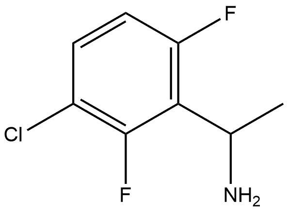 1-(3-CHLORO-2,6-DIFLUORO-PHENYL)-ETHYLAMINE, 1337728-56-9, 結構式