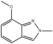 2H-Indazole, 7-methoxy-2-methyl- Struktur