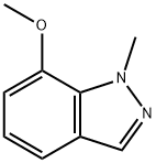 1H-Indazole, 7-methoxy-1-methyl- Struktur