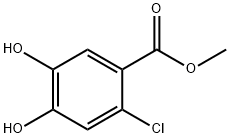 Benzoic acid, 2-chloro-4,5-dihydroxy-, methyl ester Structure