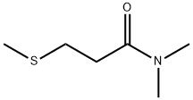 Propanamide, N,N-dimethyl-3-(methylthio)- Struktur