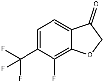 7-Fluoro-6-(trifluoromethyl)-3(2H)-benzofuranone Struktur