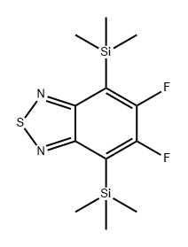 2,1,3-Benzothiadiazole, 5,6-difluoro-4,7-bis(trimethylsilyl)- Struktur