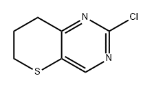 6H-Thiopyrano[3,2-d]pyrimidine, 2-chloro-7,8-dihydro- Struktur