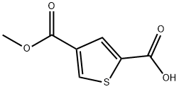 2,4-Thiophenedicarboxylic acid, 4-methyl ester Struktur