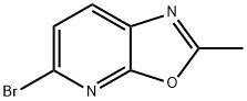 Oxazolo[5,4-b]pyridine, 5-bromo-2-methyl- Struktur