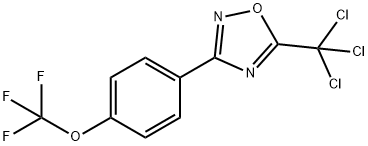 1,2,4-Oxadiazole, 5-(trichloromethyl)-3-[4-(trifluoromethoxy)phenyl]- Struktur