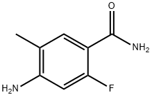 Benzamide, 4-amino-2-fluoro-5-methyl- Struktur