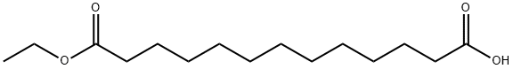 Tridecanedioic acid, 1-?ethyl ester Struktur