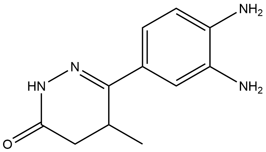 3(2H)-Pyridazinone, 6-(3,4-diaminophenyl)-4,5-dihydro-5-methyl-, (+)-