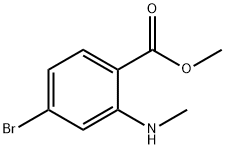 Benzoic acid, 4-bromo-2-(methylamino)-, methyl ester|Benzoic acid, 4-bromo-2-(methylamino)-, methyl ester