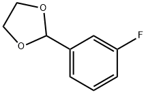 1,3-Dioxolane, 2-(3-fluorophenyl)- Struktur