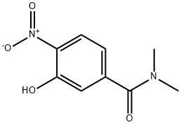 Benzamide, 3-hydroxy-N,N-dimethyl-4-nitro- Struktur