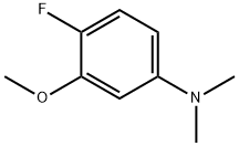 4-Fluoro-3-methoxy-N,N-dimethylbenzenamine Struktur