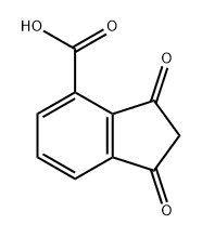 1H-Indene-4-carboxylic acid, 2,3-dihydro-1,3-dioxo- Structure