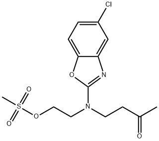 2-Butanone, 4-[(5-chloro-2-benzoxazolyl)[2-[(methylsulfonyl)oxy]ethyl]amino]-