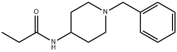 Propanamide, N-[1-(phenylmethyl)-4-piperidinyl]- Struktur