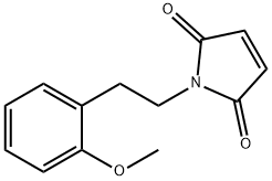 1H-Pyrrole-2,5-dione, 1-[2-(2-methoxyphenyl)ethyl]- Struktur