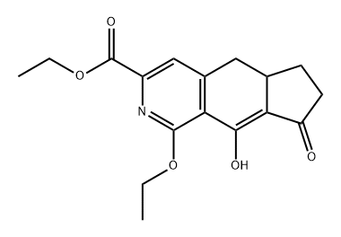 5H-Cyclopent[g]isoquinoline-3-carboxylic acid, 1-ethoxy-5a,6,7,8-tetrahydro-9-hydroxy-8-oxo-, ethyl ester