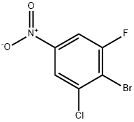 Benzene, 2-bromo-1-chloro-3-fluoro-5-nitro- Struktur