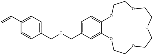 15-[[(4-ethenylphenyl)methoxy]methyl]-2,3,5,6,8,9,11,12-octahydro- 1,4,7,10,13-benzopentaoxacyclopentadecine|15-[[(4-乙烯基苯基)甲氧基]甲基]-2,3,5,6,8,9,11,12-八氫- 1,4,7,10,13-苯并五氧雜環(huán)十五烷