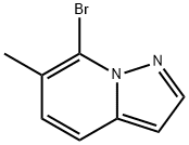 Pyrazolo[1,5-a]pyridine, 7-bromo-6-methyl- Struktur