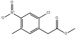 Benzeneacetic acid, 2-chloro-5-methyl-4-nitro-, methyl ester