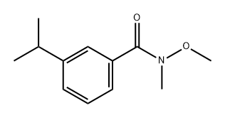 Benzamide, N-methoxy-N-methyl-3-(1-methylethyl)-