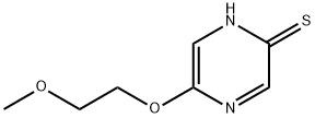 2(1H)-Pyrazinethione, 5-(2-methoxyethoxy)- Struktur